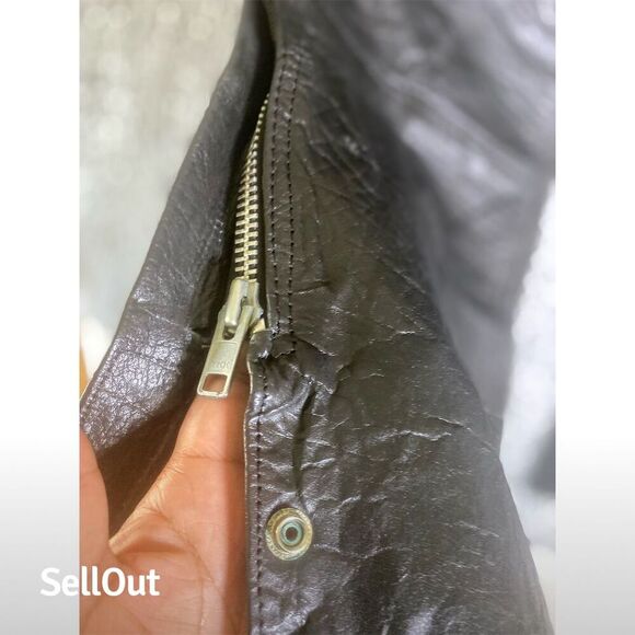 Silver Bike Women's Black Leather Motorcycle pants Size S - Picture 7 of 13